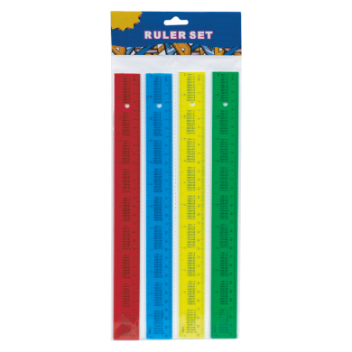 18160454-4E Plastic Ruler